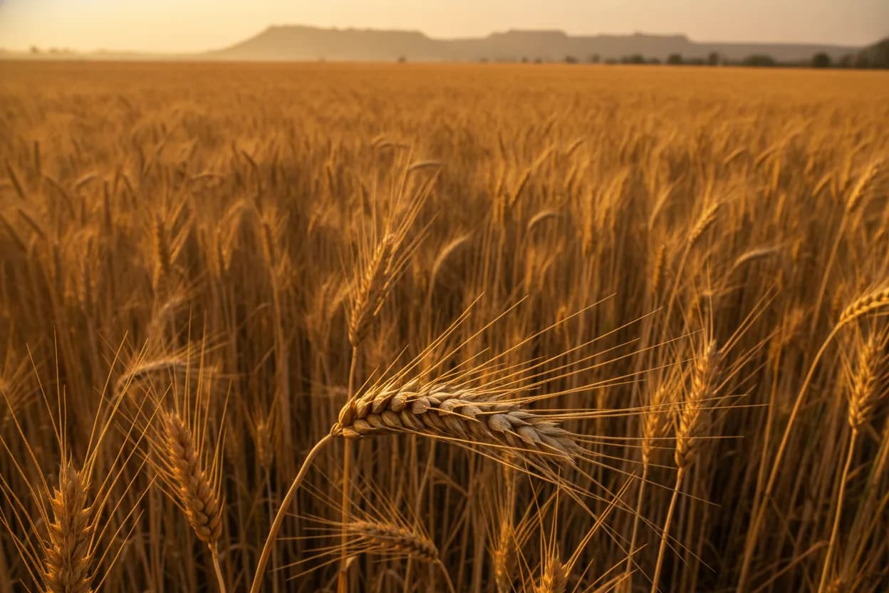 Saurashtra wheat lots before the mill